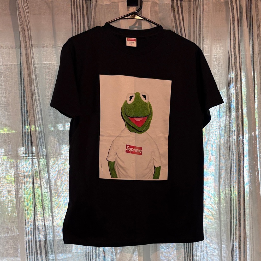 Supreme Black Kermit Box Logo Tee